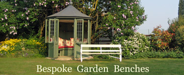 Bespoke Garden Benches, made to order.